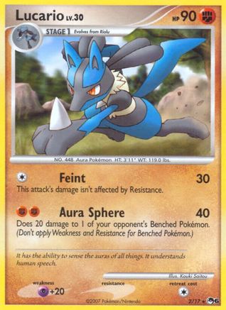 Lucario (2/17) [POP Series 6] | Silver Goblin