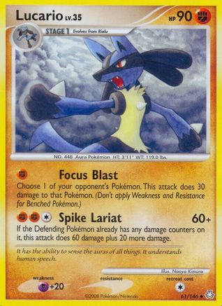 Lucario (61) Reverse Holofoil - Legends Awakened