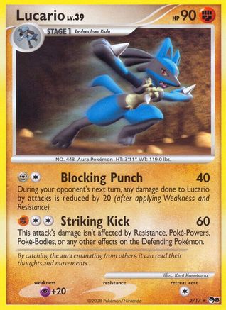 Lucario (2) Holofoil - POP Series 8