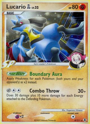 Lucario GL (8) Reverse Holofoil - Rising Rivals