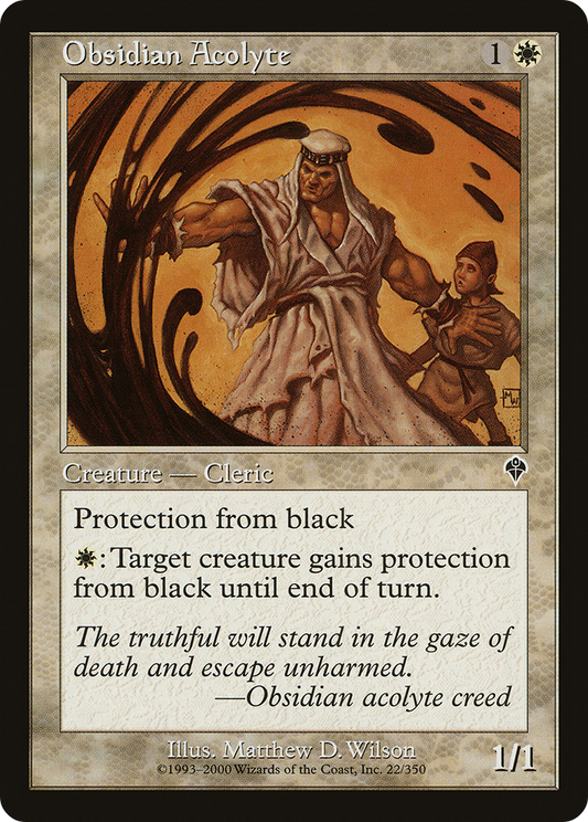 Obsidian Acolyte [Invasion] Foil