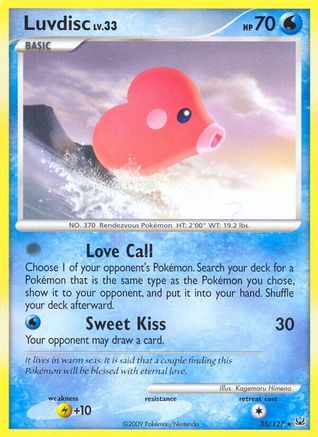 Luvdisc (35/127) [Platinum: Base Set] | Silver Goblin