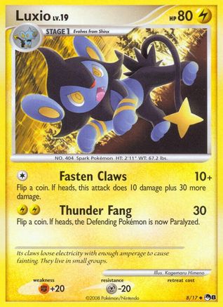 Luxio (8) Holofoil - POP Series 8