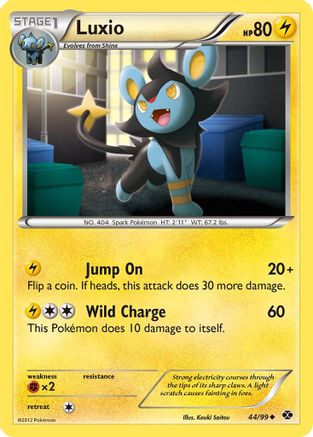 Luxio (44/99) [Black & White: Next Destinies] | Silver Goblin