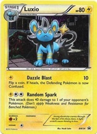 Luxio - BW34 (Cosmos Holo) (BW34) Holofoil - Black and White Promos
