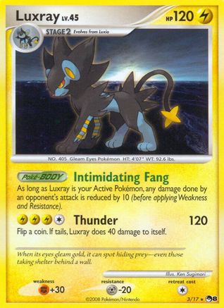 Luxray (3/17) [POP Series 8] | Silver Goblin