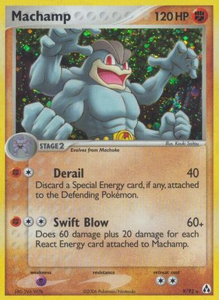 Machamp (9) Reverse Holofoil - Legend Maker