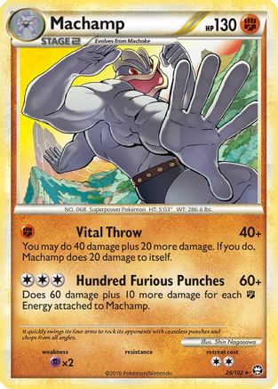 Machamp (26) Reverse Holofoil - Triumphant