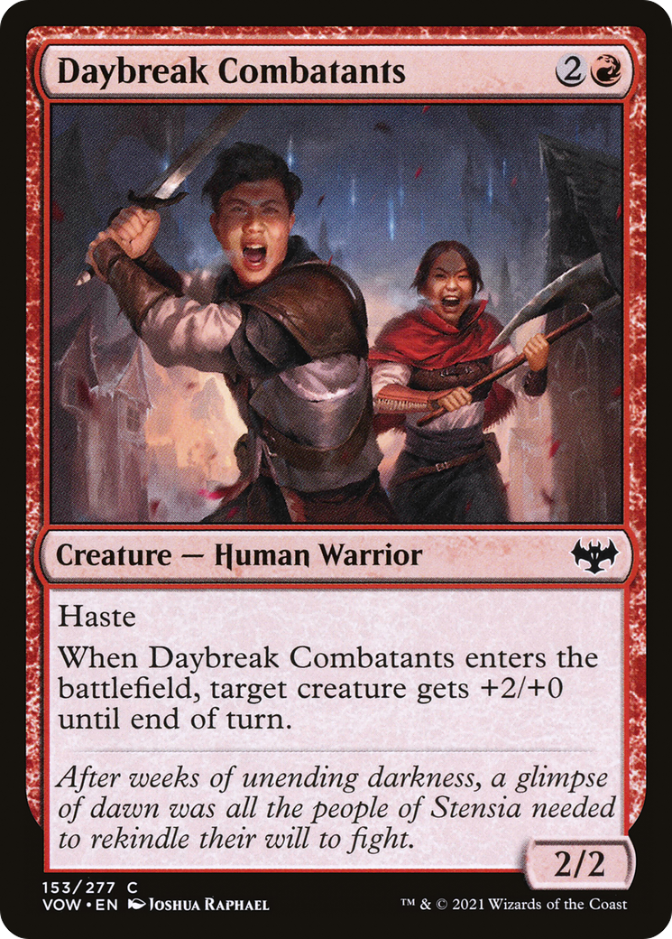 Daybreak Combatants [Innistrad: Crimson Vow] Foil