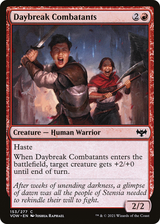 Daybreak Combatants [Innistrad: Crimson Vow] Foil