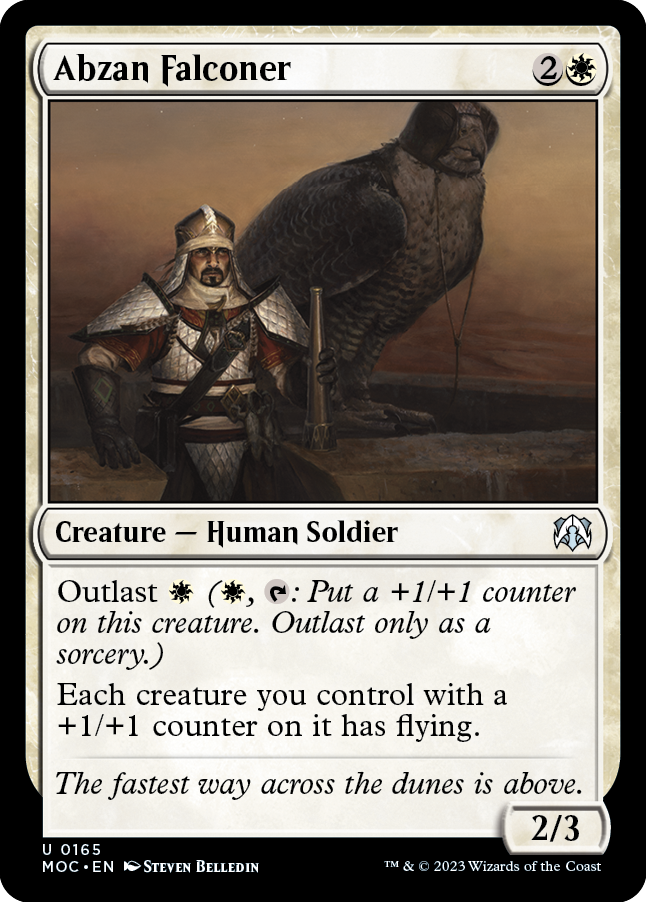 Abzan Falconer [March of the Machine Commander] | Silver Goblin