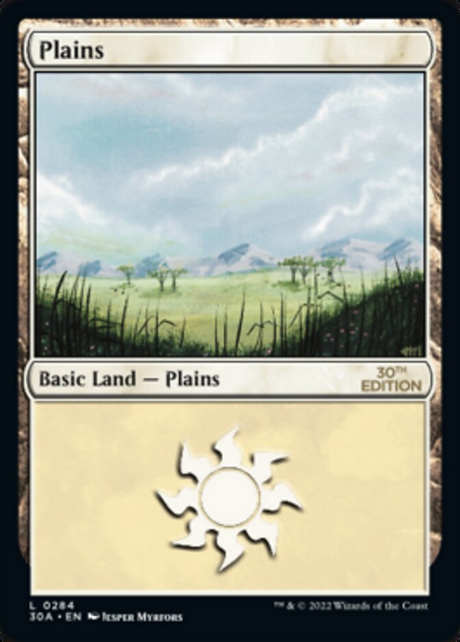 Plains (284) [30th Anniversary Edition] | Silver Goblin