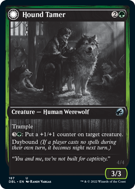 Hound Tamer // Untamed Pup [Innistrad: Double Feature] Foil