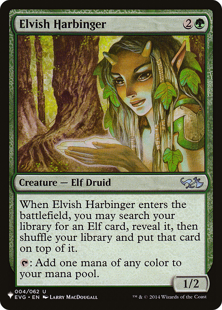 Elvish Harbinger [The List Reprints] | Silver Goblin