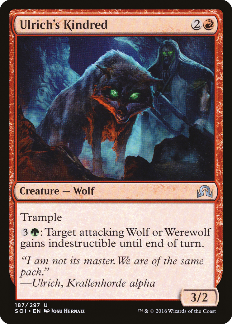 Ulrich's Kindred (187) Foil - Shadows over Innistrad