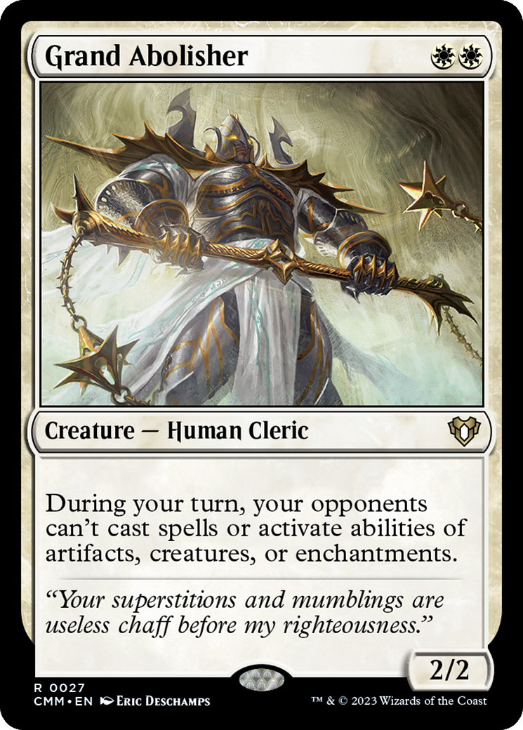 Grand Abolisher [Commander Masters] Foil