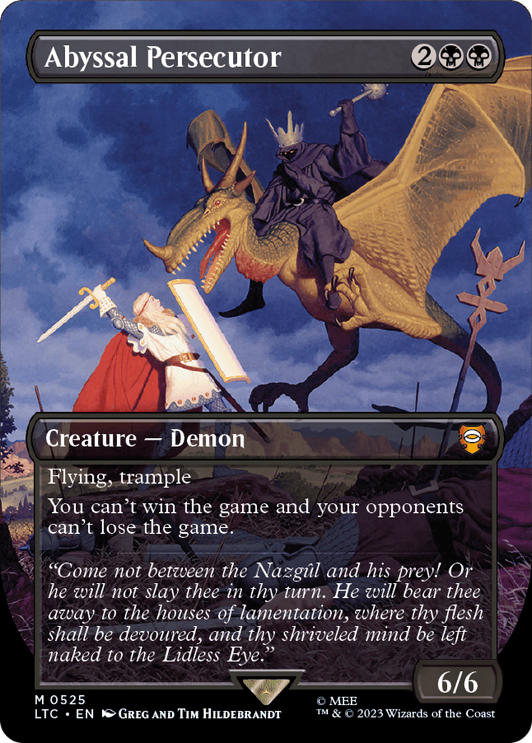 Abyssal Persecutor (Borderless) [The Lord of the Rings: Tales of Middle-Earth Commander] Foil