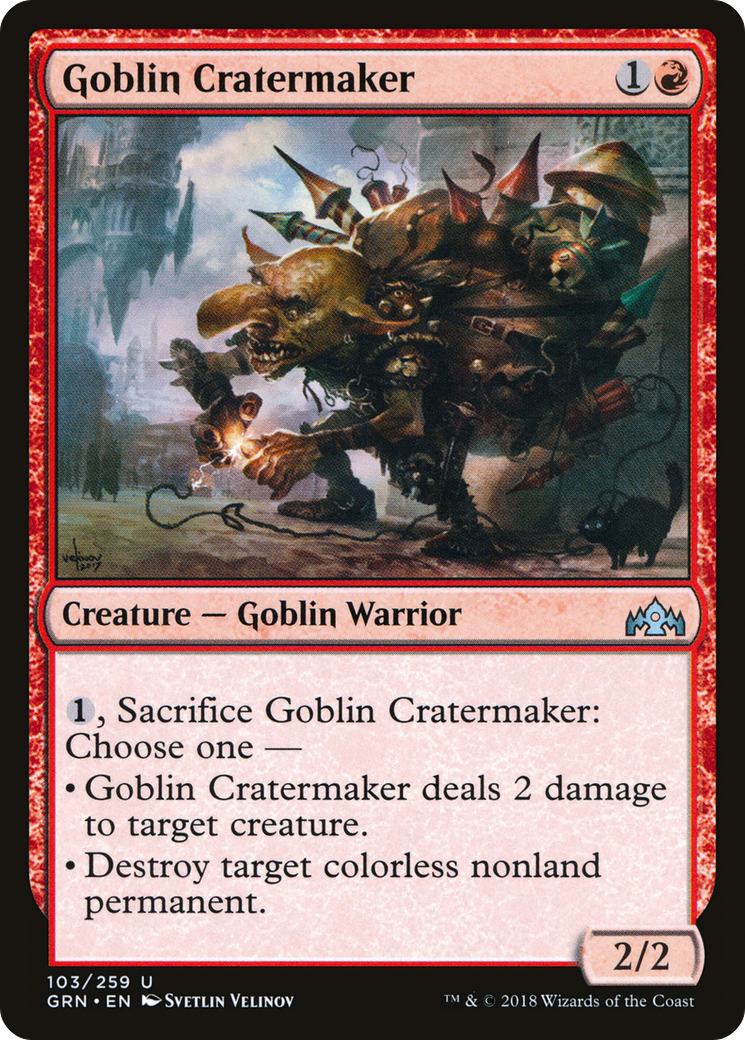 Goblin Cratermaker [Guilds of Ravnica] Foil