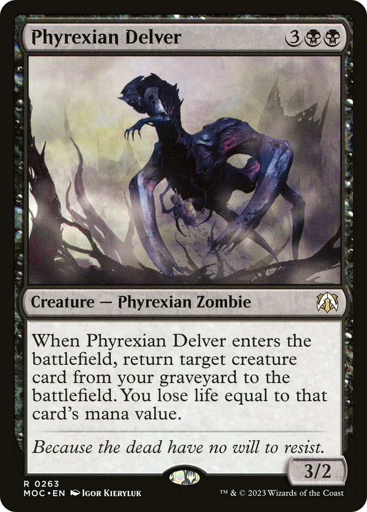 Phyrexian Delver [March of the Machine Commander]