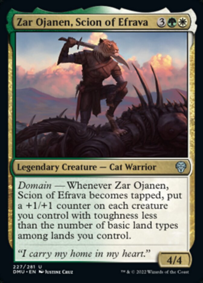 Zar Ojanen, Scion of Efrava [Dominaria United] | Silver Goblin