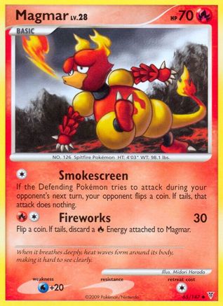 Magmar (65) Reverse Holofoil - Supreme Victors