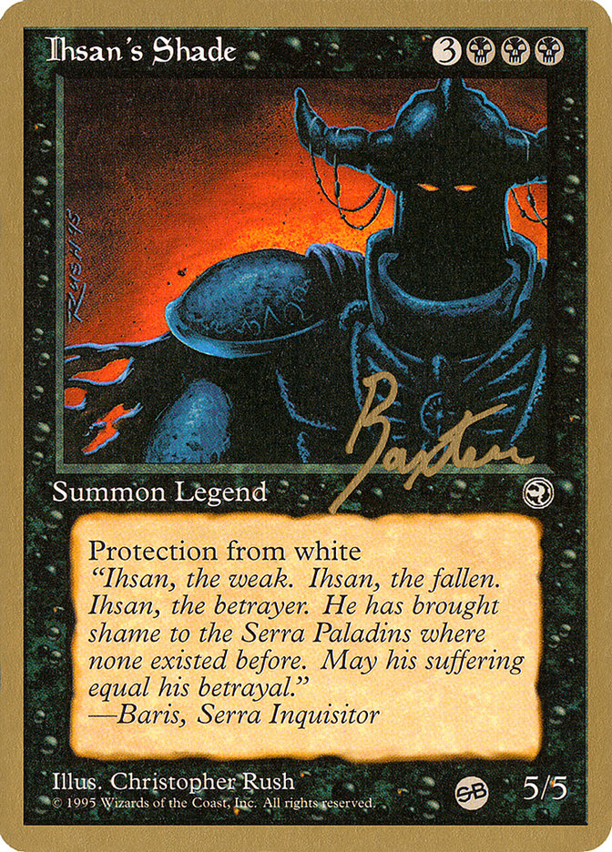 Ihsan's Shade (George Baxter) (SB) [Pro Tour Collector Set] | Silver Goblin