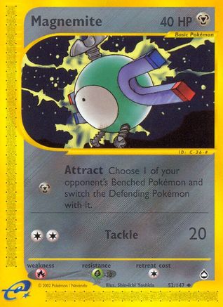 Magnemite (52) (52) Reverse Holofoil - Aquapolis
