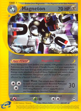 Magneton (22) Reverse Holofoil - Aquapolis