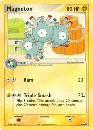 Magneton (5/10) [EX: Trainer Kit - Latios] | Silver Goblin