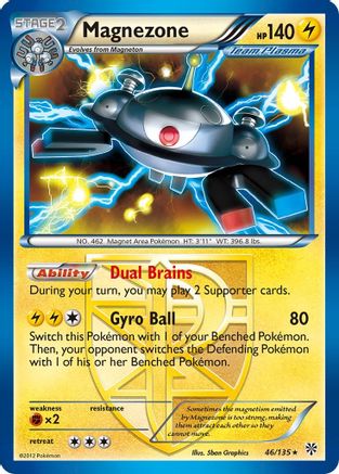 Magnezone (46/135) [Black & White: Plasma Storm] Reverse Holofoil