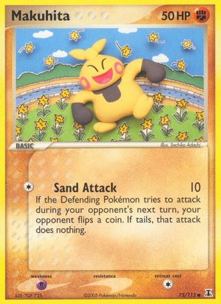 Makuhita (75) Reverse Holofoil - Delta Species