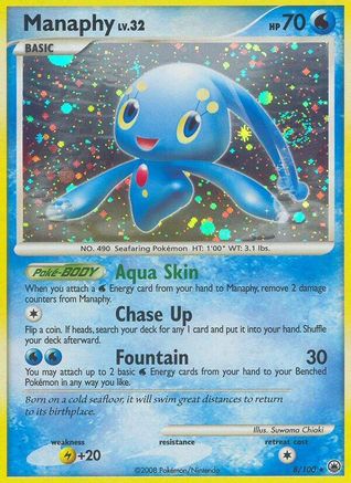 Manaphy (8) Reverse Holofoil - Majestic Dawn