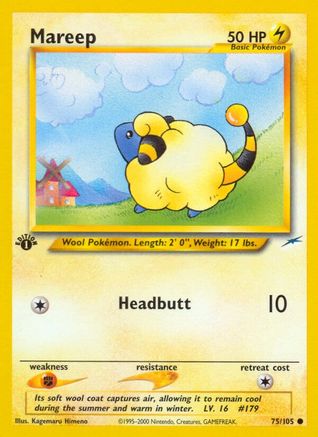 Mareep (75) 1st Edition - Neo Destiny