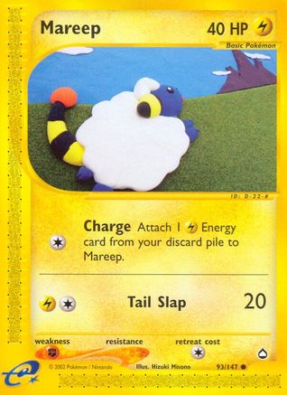Mareep (93) Reverse Holofoil - Aquapolis