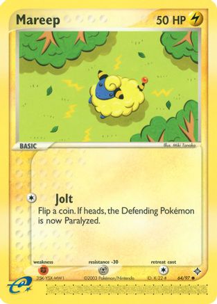Mareep (64) Reverse Holofoil - Dragon