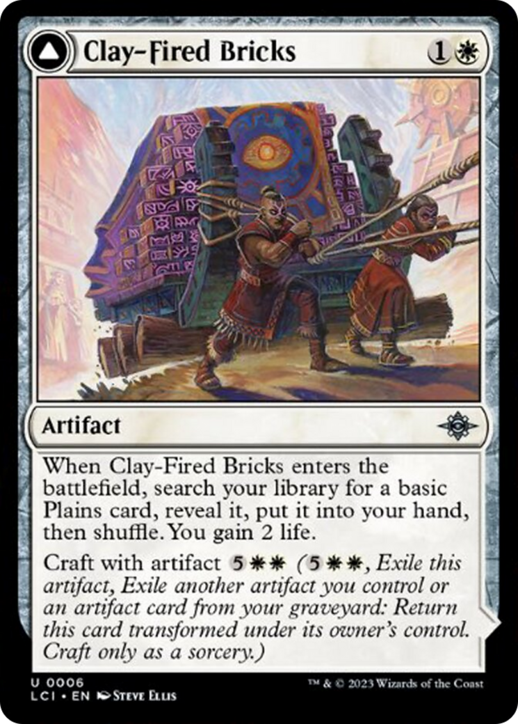 Clay-Fired Bricks // Cosmium Kiln [The Lost Caverns of Ixalan] Foil