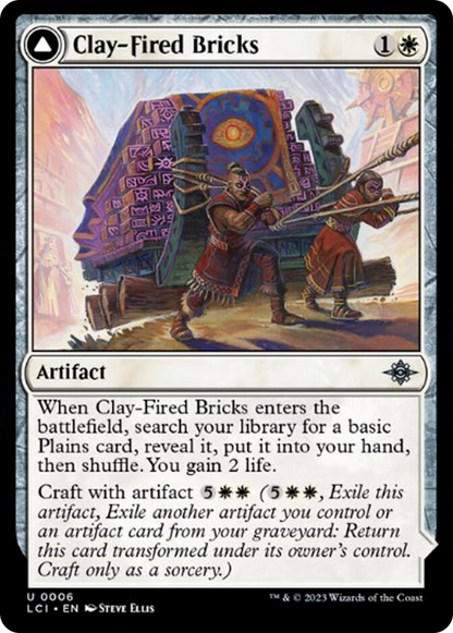 Clay-Fired Bricks // Cosmium Kiln [The Lost Caverns of Ixalan] Foil