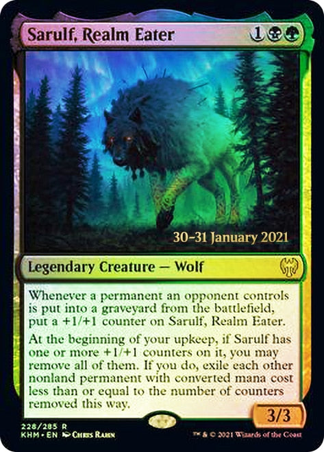 Sarulf, Realm Eater [Kaldheim Prerelease Promos] | Silver Goblin