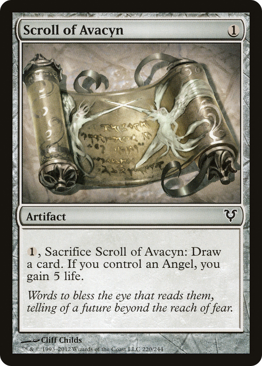 Scroll of Avacyn [Avacyn Restored] Foil