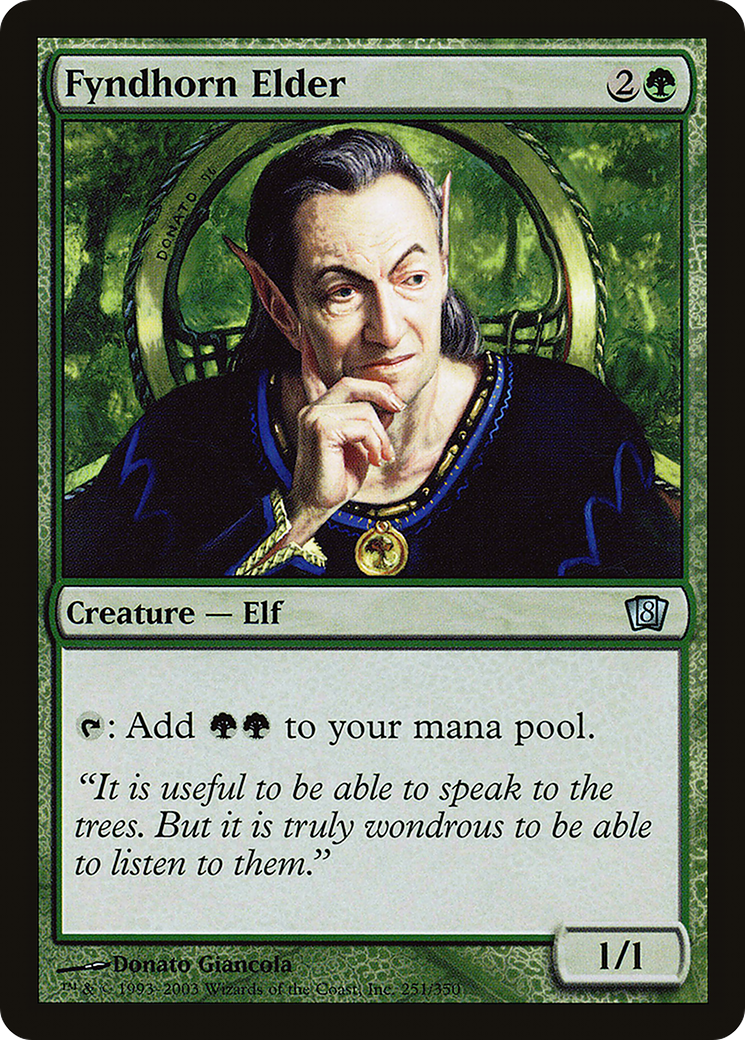 Fyndhorn Elder (251) Foil - Eighth Edition