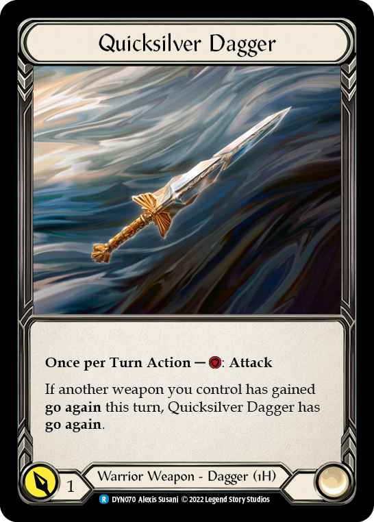 Quicksilver Dagger [DYN070] (Dynasty) | Silver Goblin
