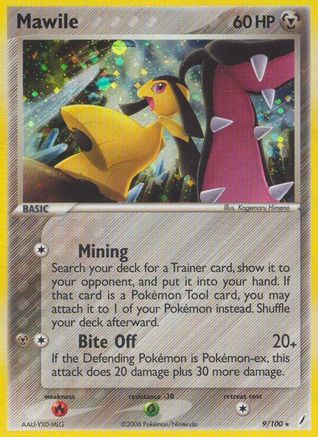 Mawile (9/100) (Stamped) [EX: Crystal Guardians] | Silver Goblin