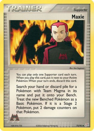 Maxie (73) Reverse Holofoil - Team Magma vs Team Aqua