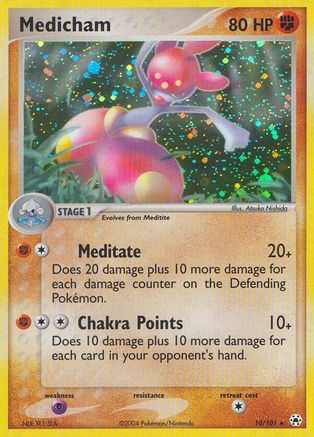Medicham - 10/101 (10) Reverse Holofoil - Hidden Legends
