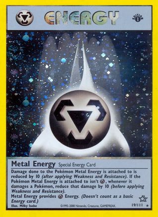 Metal Energy (19) 1st Edition Holofoil - Neo Genesis