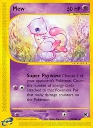 Mew (55) (55) Reverse Holofoil - Expedition