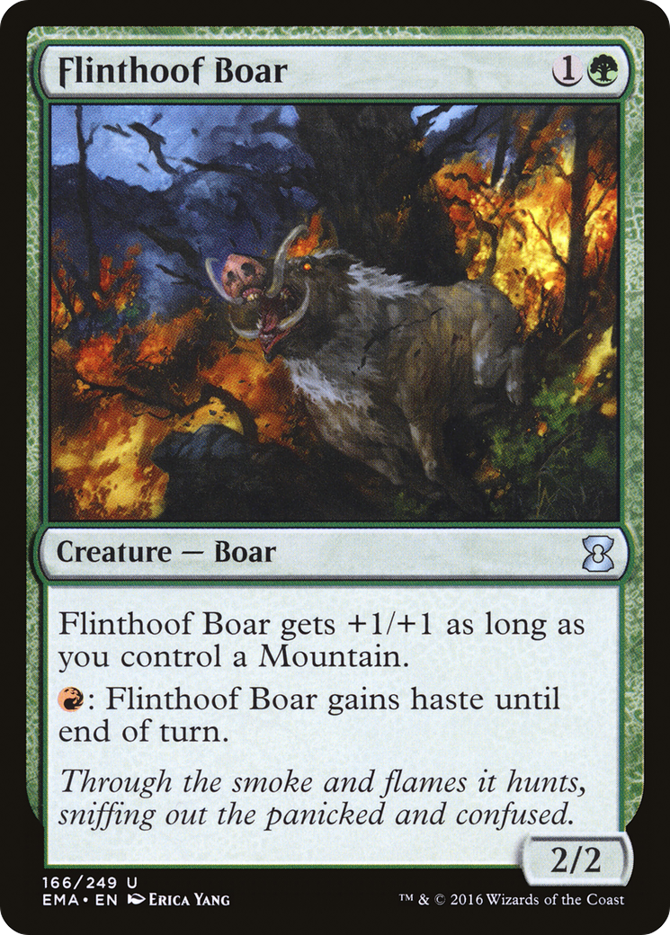 Flinthoof Boar (166) Foil - Eternal Masters