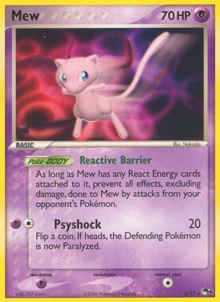 Mew (4) Holofoil - POP Series 4