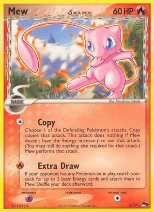 Mew (Delta Species) (3) Holofoil - POP Series 5