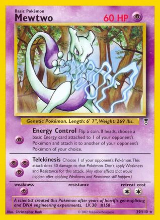 Mewtwo (29) Reverse Holofoil - Legendary Collection